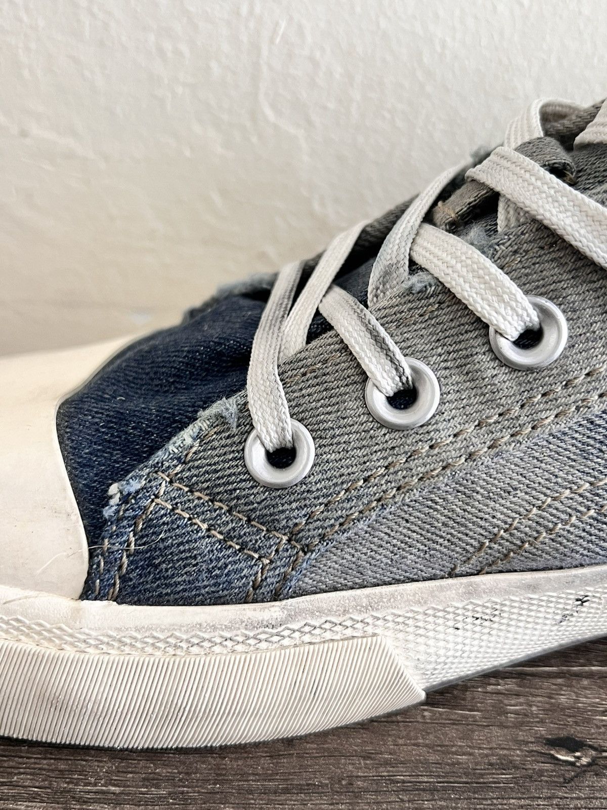 Balenciaga Denim Distressed Sneakers Size US 10 / EU 43 - 21 Thumbnail