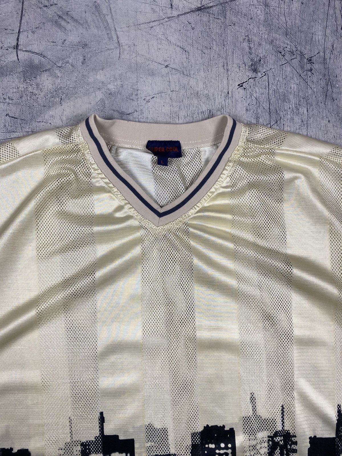 Rap Tees Vintage Rap y2k hip hop mesh Jersey tee 90’s Size US L / EU 52-54 / 3 - 5 Thumbnail