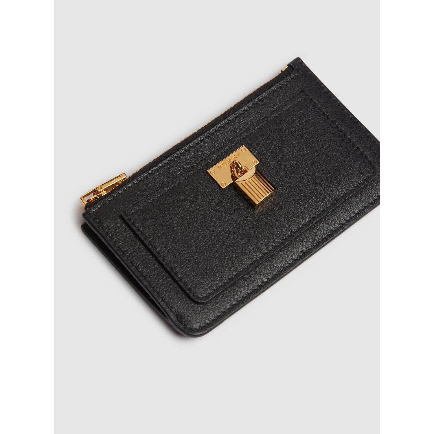 Tom Ford TOM FORD Padlock Black Card Holder New & Authentic Size ONE SIZE - 2 Thumbnail