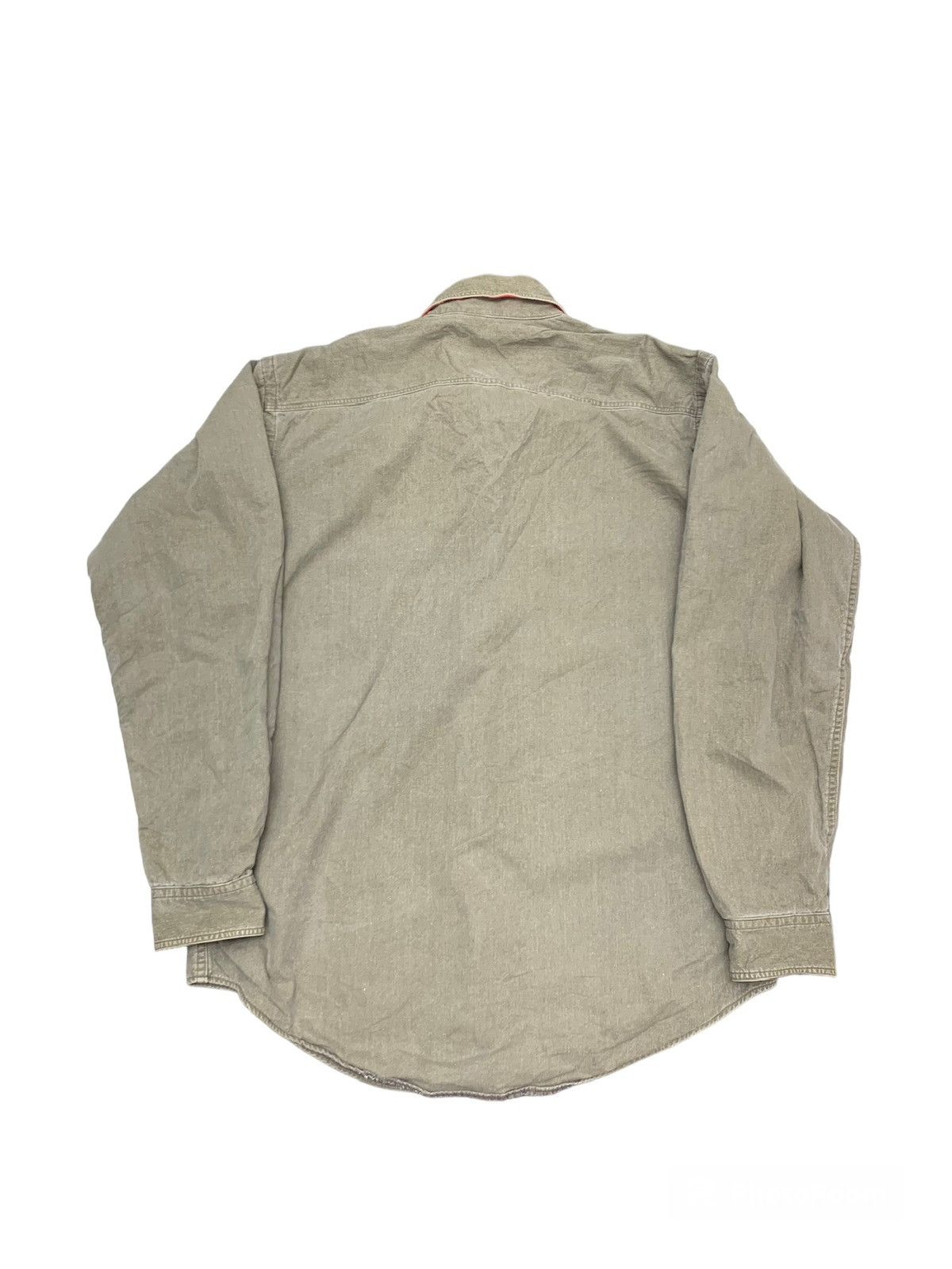 L.L. Bean Vintage 90s Made In Usa LL Bean Denim Worker Shirt Size US L / EU 52-54 / 3 - 2 Thumbnail