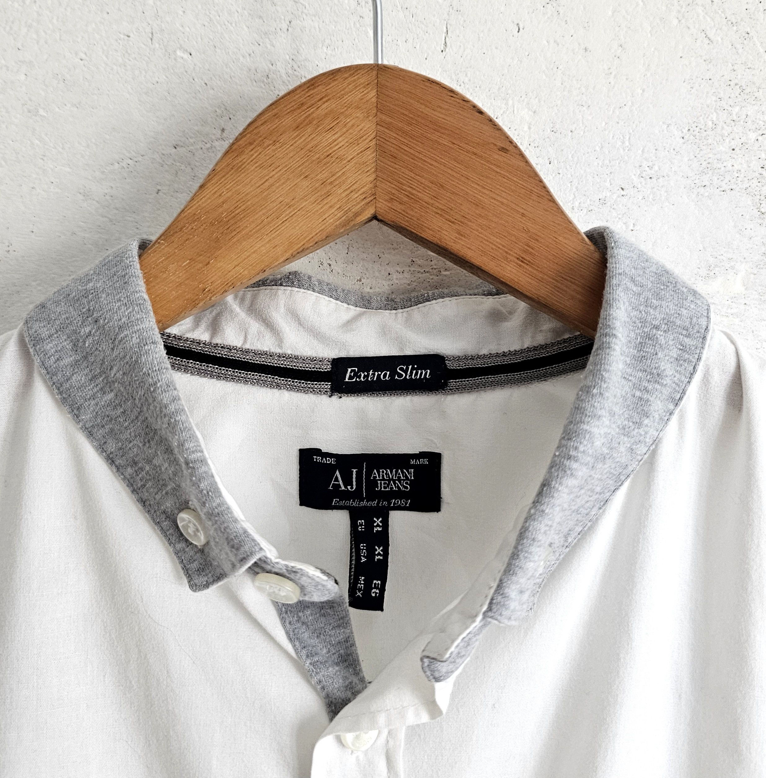 Armani Armani vintage shirt Size US XL / EU 56 / 4 - 6 Thumbnail