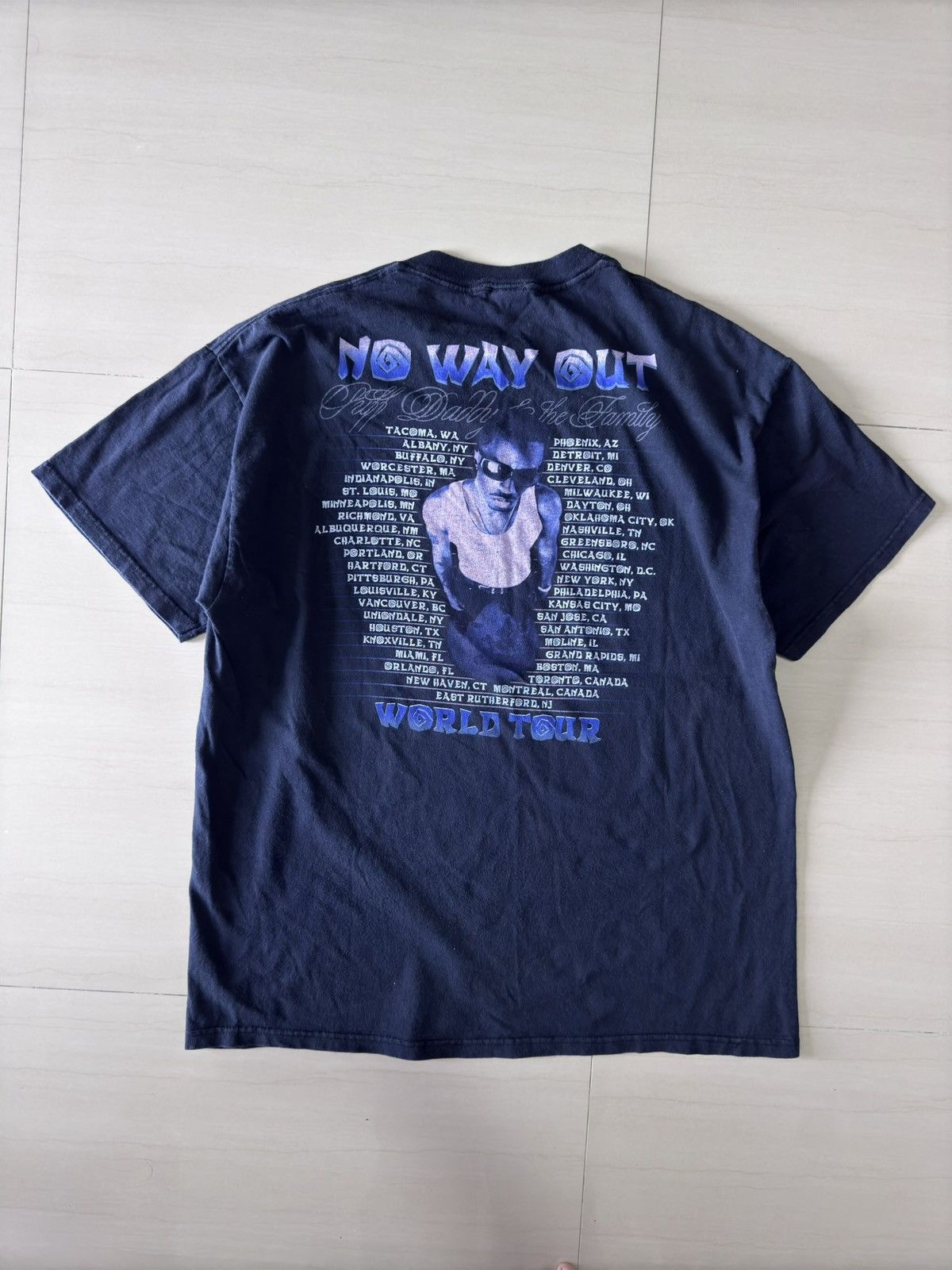 Band Tees 1998 Puff Daddy No Way Out VTG 90s P. Diddy Delta Rap Shirt Size US XL / EU 56 / 4 - 2 Thumbnail