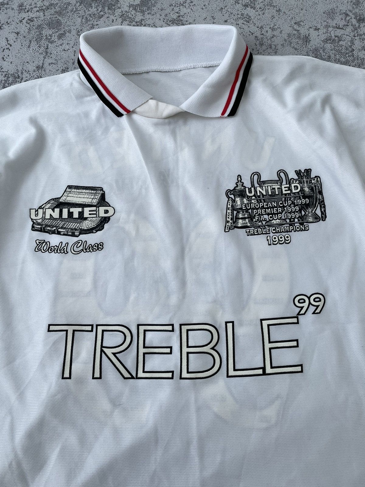 Vintage Archival 1999 Rare❗️Manchester United Treble Champions Jersey Size US L / EU 52-54 / 3 - 3 Thumbnail