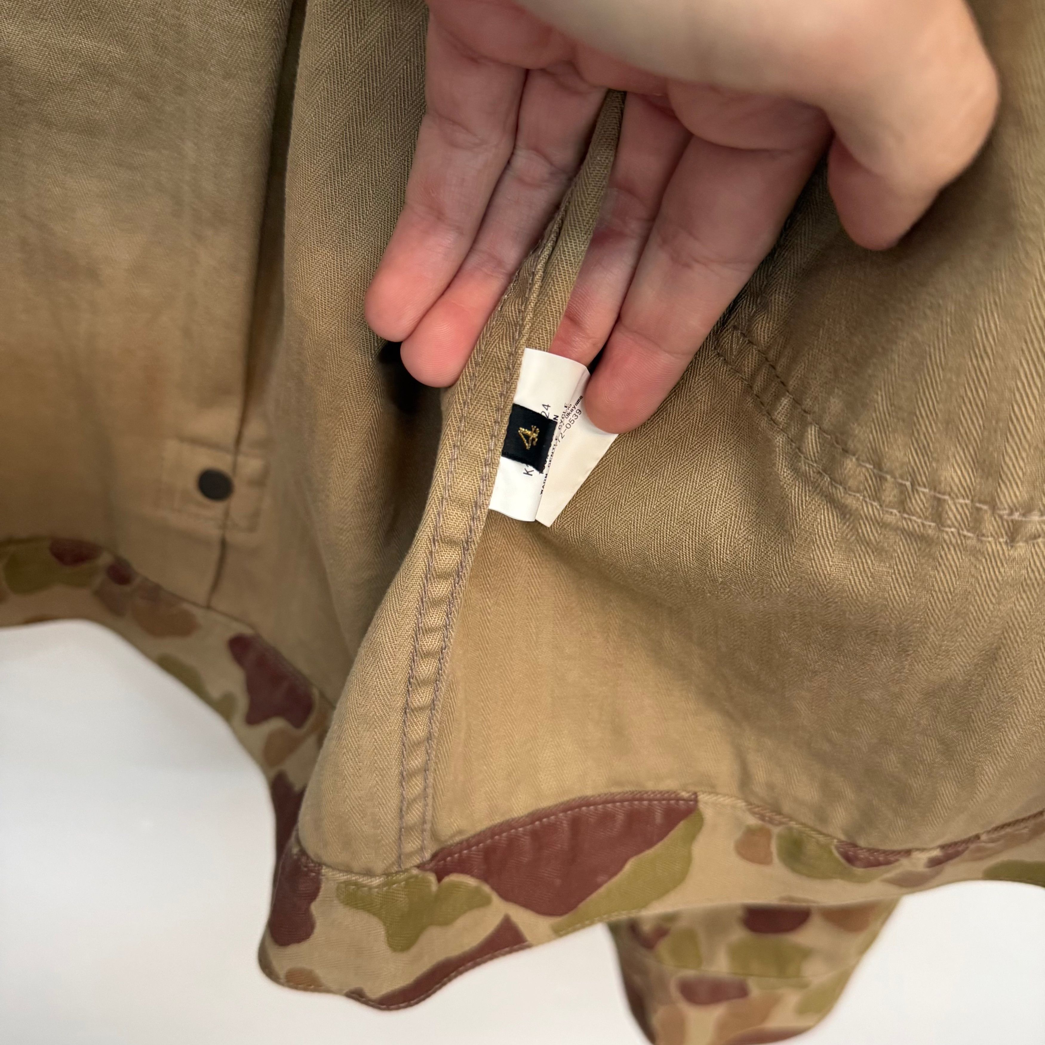 Kapital Kapital Herringbone Camo Happy Jacket - Size 4 (M) Size US M / EU 48-50 / 2 - 9 Thumbnail