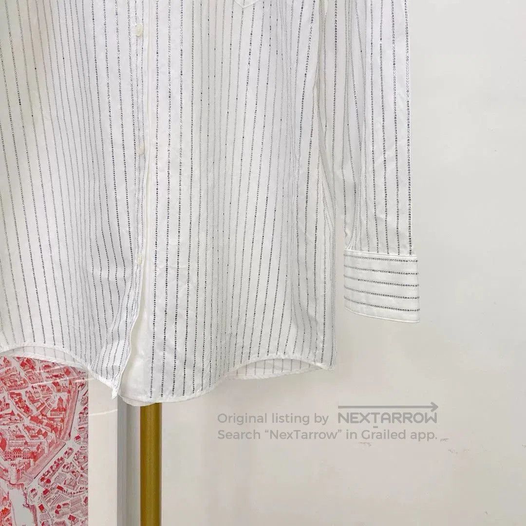 Alexander Wang Alexander Wang White Crystal Shirt. Size US XXS / EU 40 - 4 Thumbnail