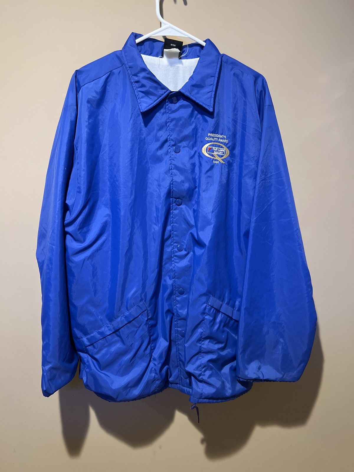 Vintage Vintage Royal Blue Coaches Jacket XL Size US XL / EU 56 / 4 - 1 Thumbnail