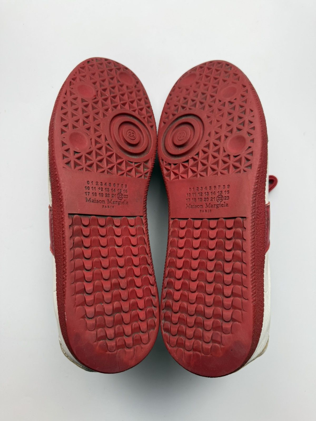 Maison Margiela Maison Margiela Gats White Red Size US 9 / EU 42 - 11 Thumbnail