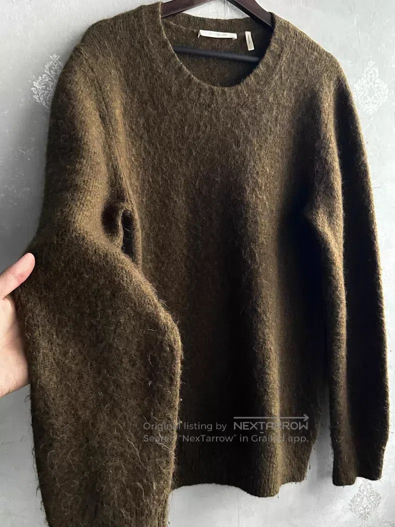 Helmut Lang HELMUT LANG Olive Green Mohair Sweater i Size US S / EU 44-46 / 1 - 3 Thumbnail