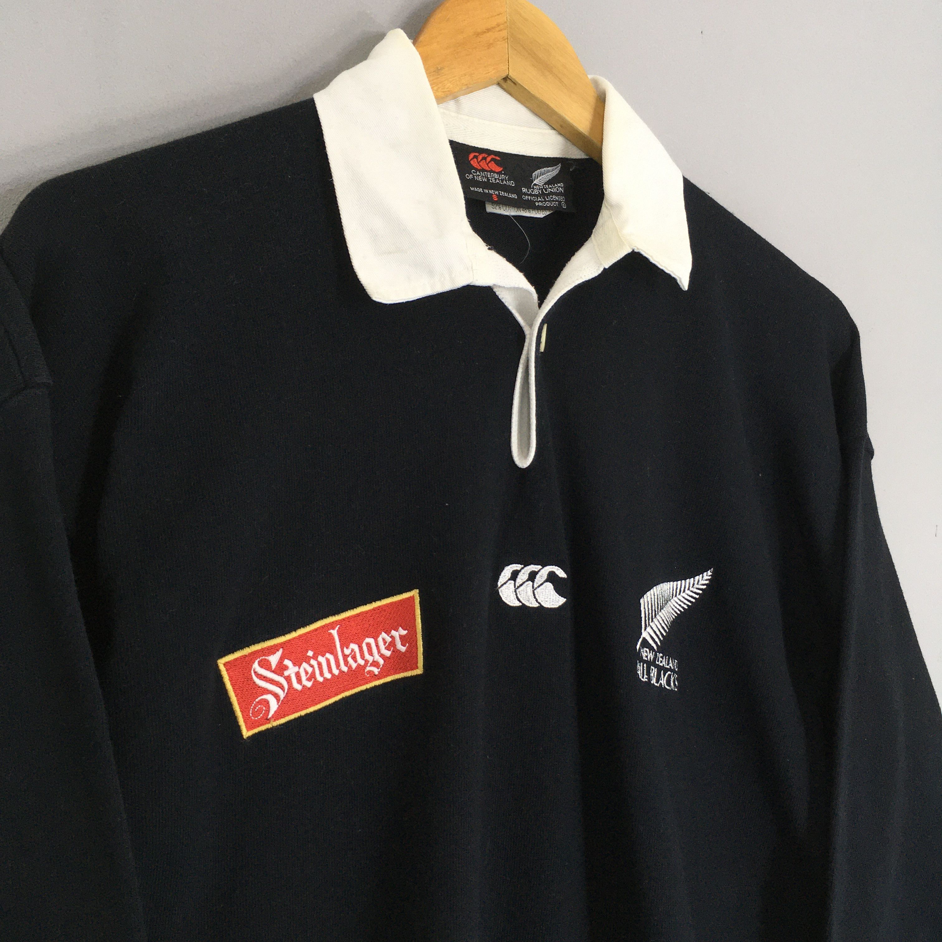 Canterbury of New Zealand Vintage Canterbury Steinlager New Zealand Rugby Shirt Small Size US S / EU 44-46 / 1 - 3 Thumbnail