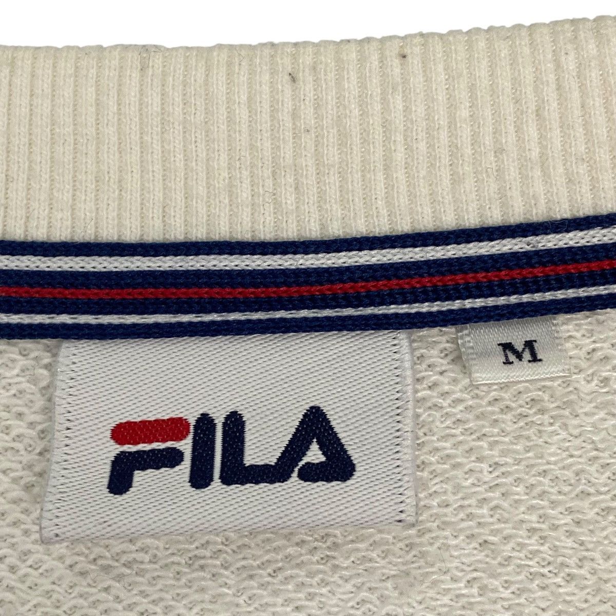 Vintage Vintage Fila Crewneck Sweathirt Black/White Size L Size US L / EU 52-54 / 3 - 6 Thumbnail