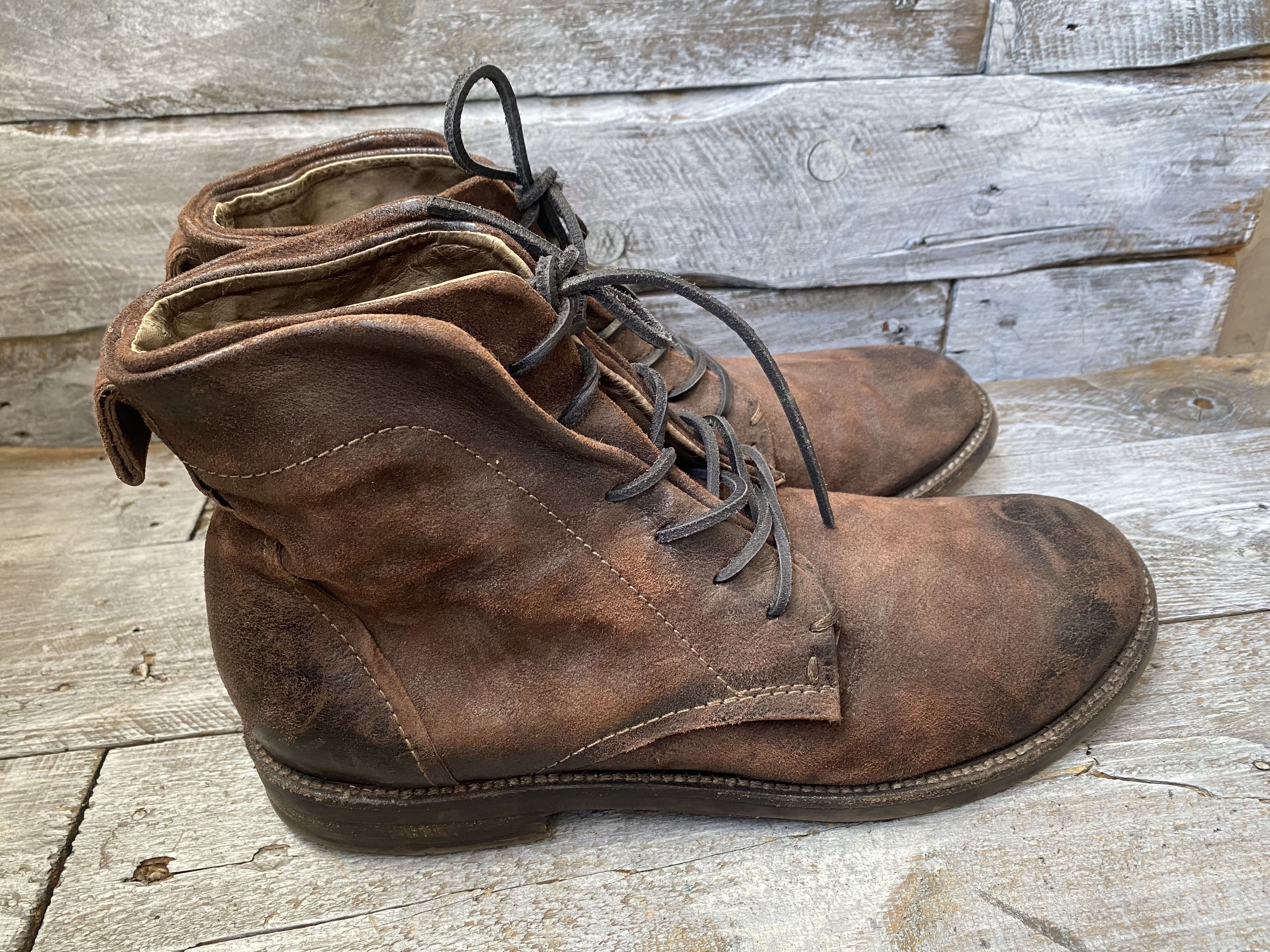 A.S.98 As.98 brown burnished ankle biker combat boots sz 42 Size US 9 / EU 42 - 8 Thumbnail