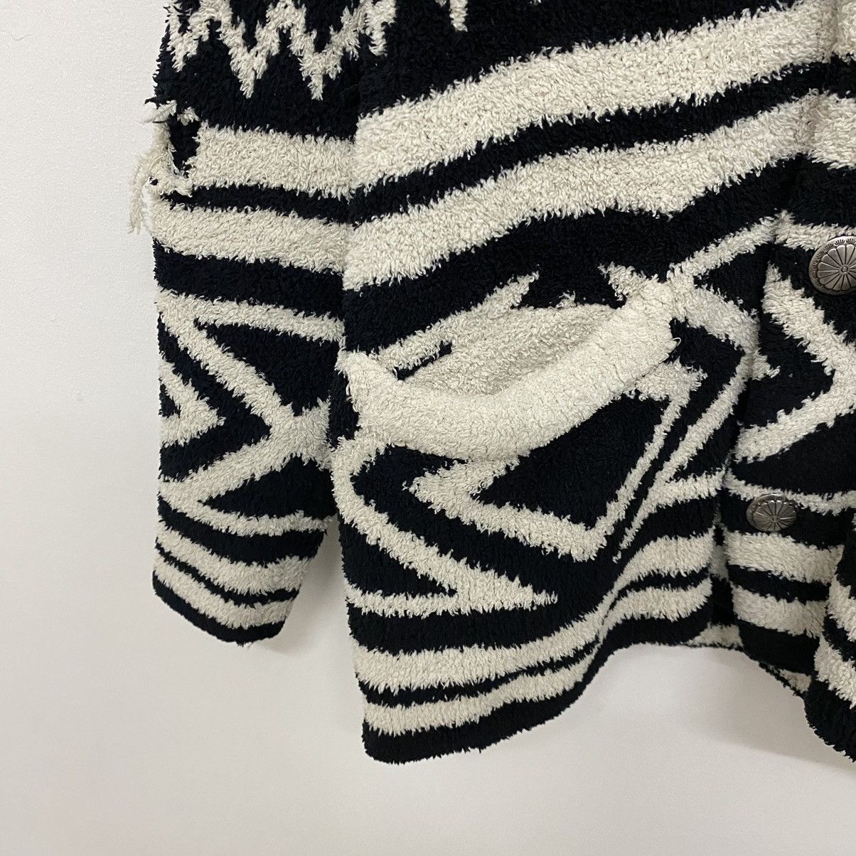 If Six Was Nine × Japanese Brand × Le Grande Bleu (L.G.B.) Strange Heaven Knitted Sweater Button Down Tribal Abstract Size US M / EU 48-50 / 2 - 5 Thumbnail