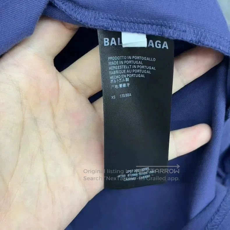 Balenciaga Balenciaga Embroidered Logo T-shirt. Size US XS / EU 42 / 0 - 3 Thumbnail
