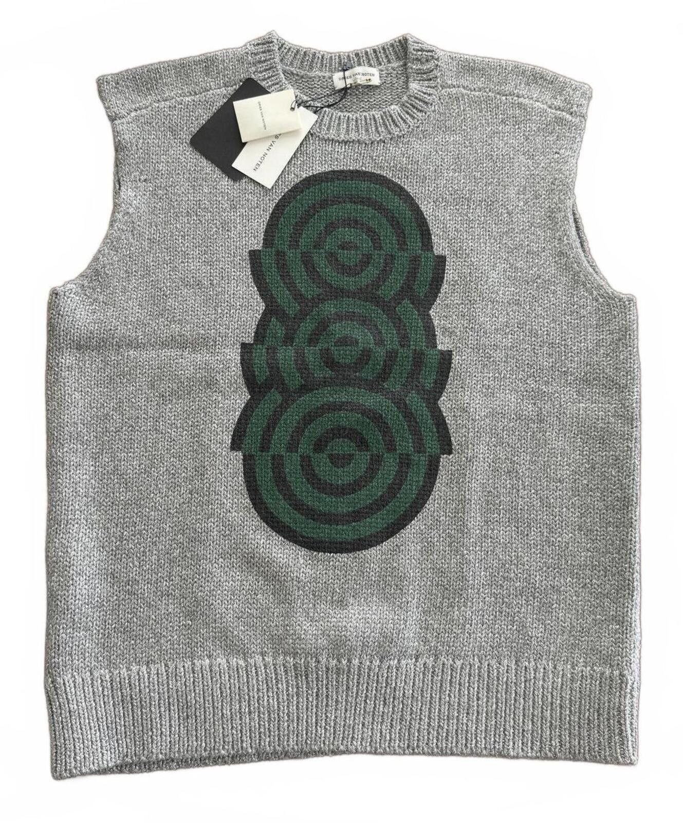 Dries Van Noten Dries Van Noten FW 2014 Metallic Wool Blend Sweater Vest NWT Size US S / EU 44-46 / 1 - 1 Thumbnail