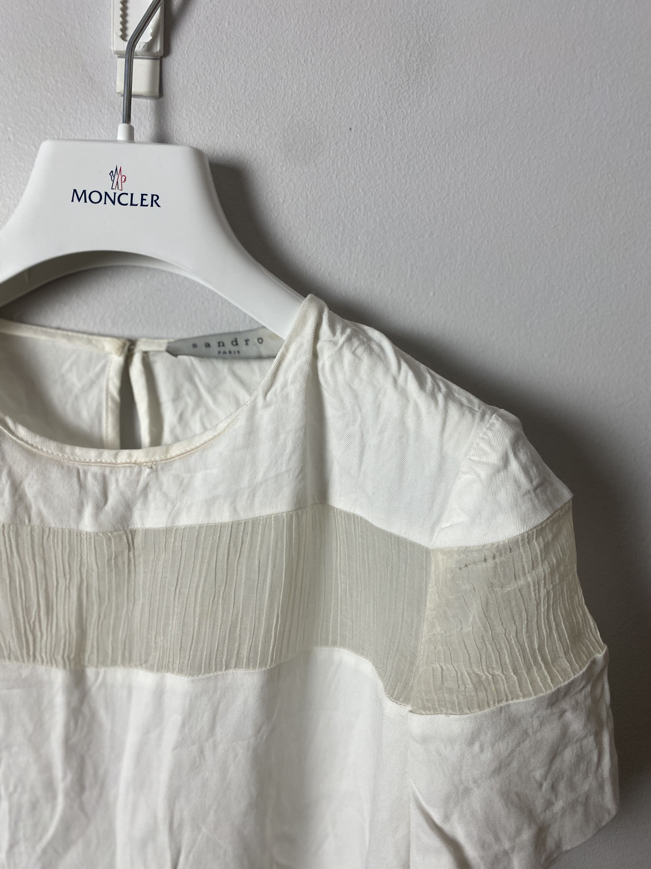 Sandro Sandro cotton viscose silk blouse Size S / US 4 / IT 40 - 2 Thumbnail