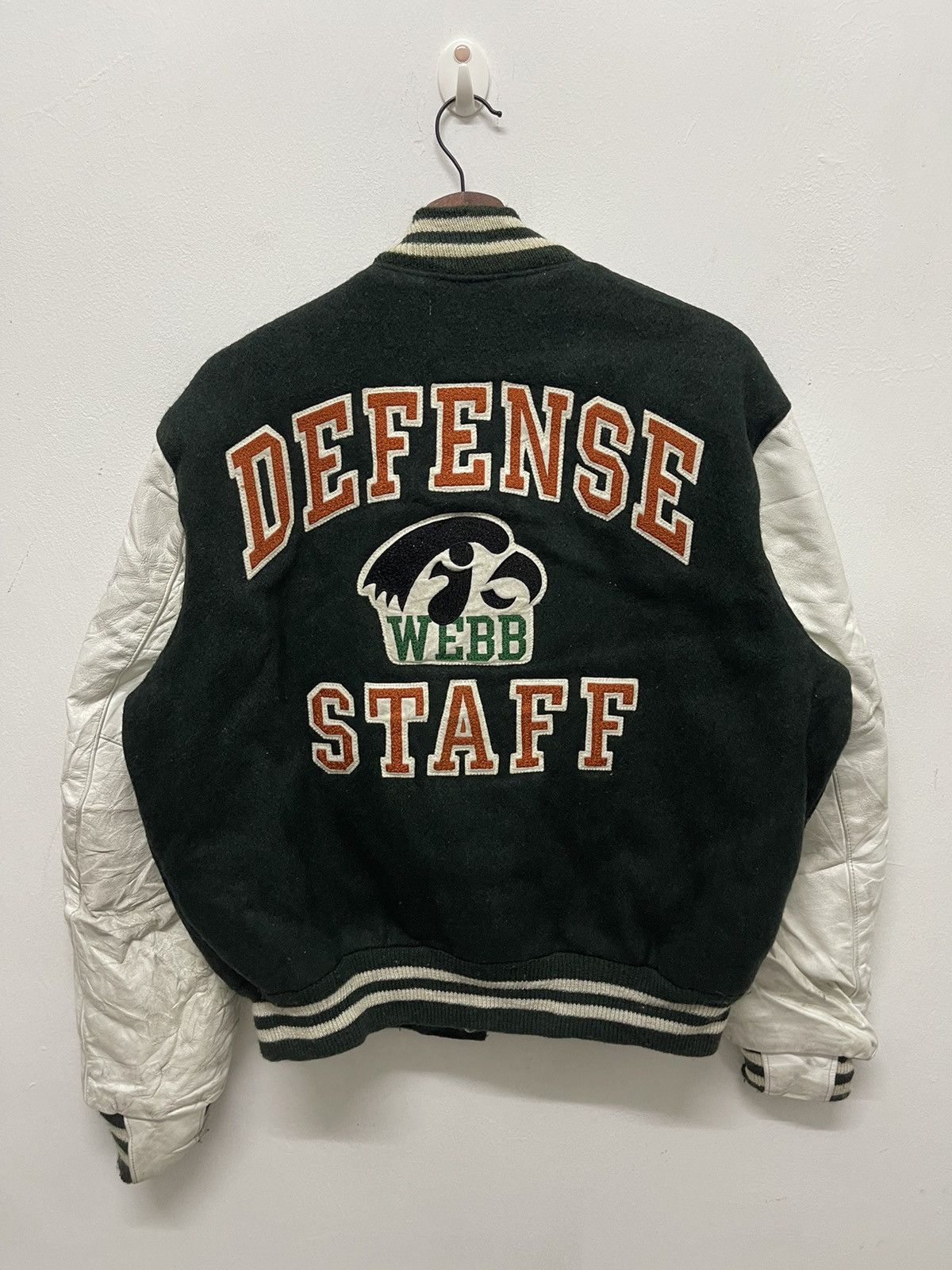 Vintage VINTAGE WEBB VARSITY JACKET MADE IN USA Size US M / EU 48-50 / 2 - 1 Thumbnail