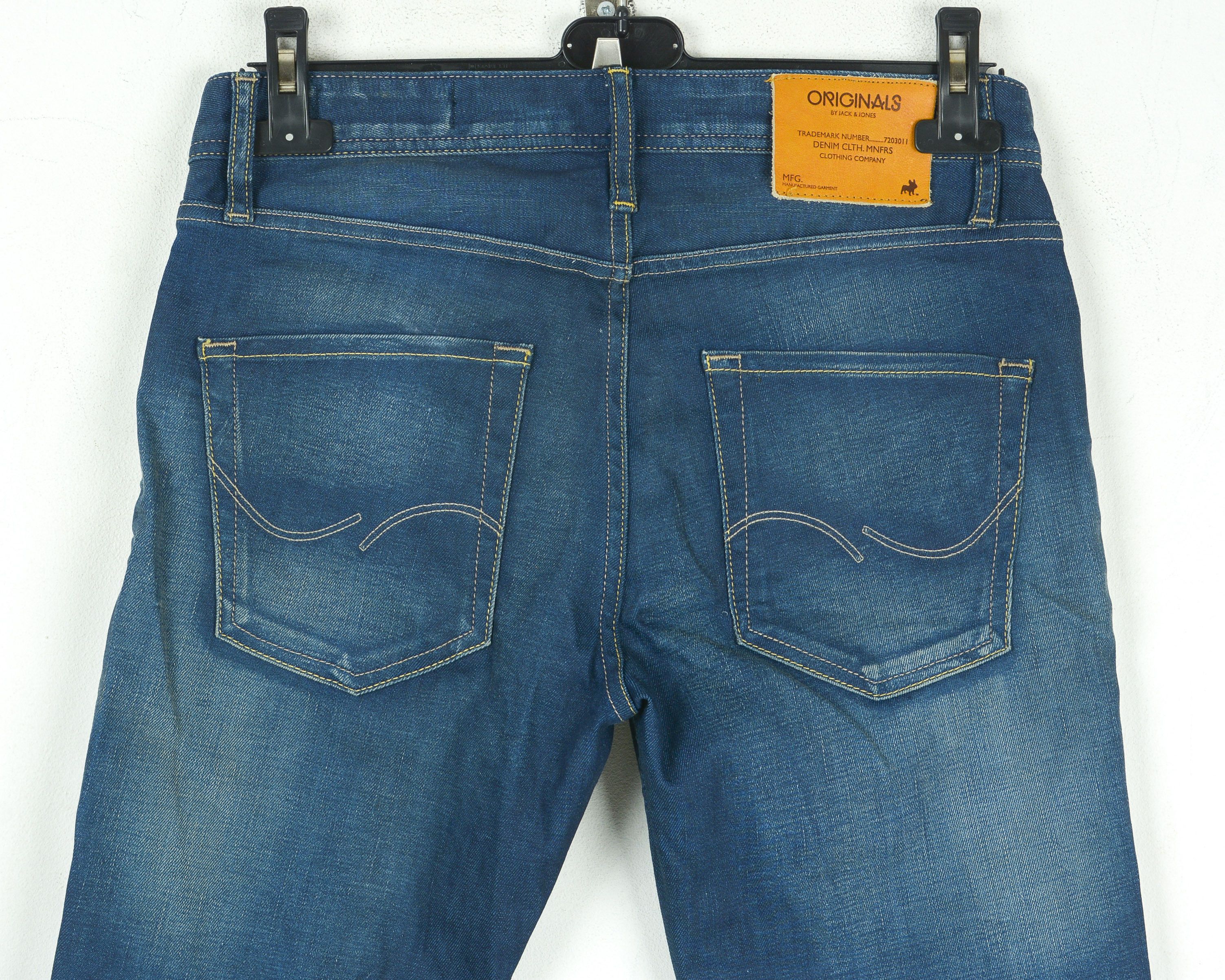 Jack & Jones Tim W29 L32 Slim Fit Straight Leg Jeans Denim Pants Trousers Size US 29 - 5 Thumbnail