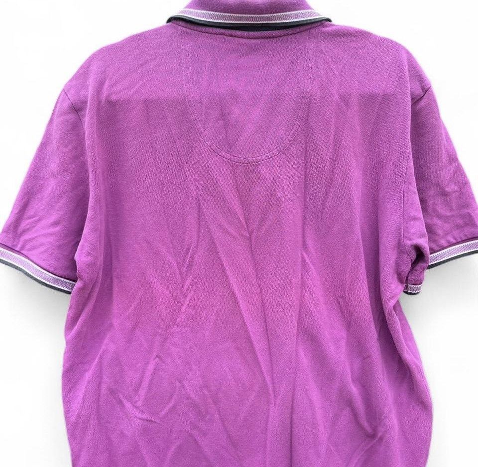 Hugo Boss Hugo Boss Green Label Polo Shirt Purple Modern Fit Size US XL / EU 56 / 4 - 2 Thumbnail