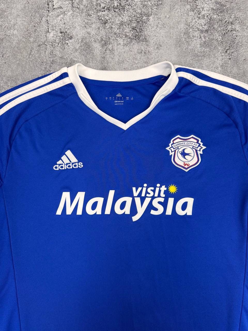 Adidas Adidas Cardiff City Home Jersey2017-2018 Visit Malaysia Blue Size US L / EU 52-54 / 3 - 3 Thumbnail