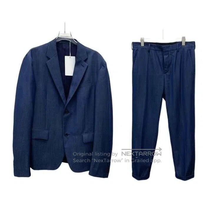 Other Prada Blue Wool Suit Set. Size US L / EU 52-54 / 3 - 1 Thumbnail