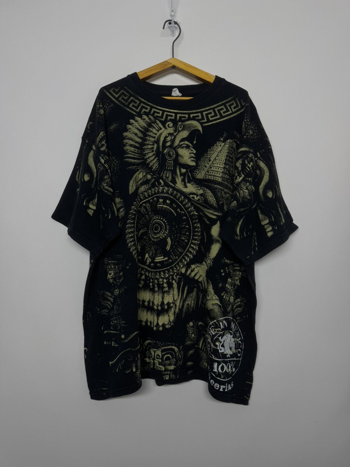 Vintage Vintage Aztex Puerio Vallarta Mexico All Over Print Shirt Size US XXL / EU 58 / 5 - 3 Thumbnail