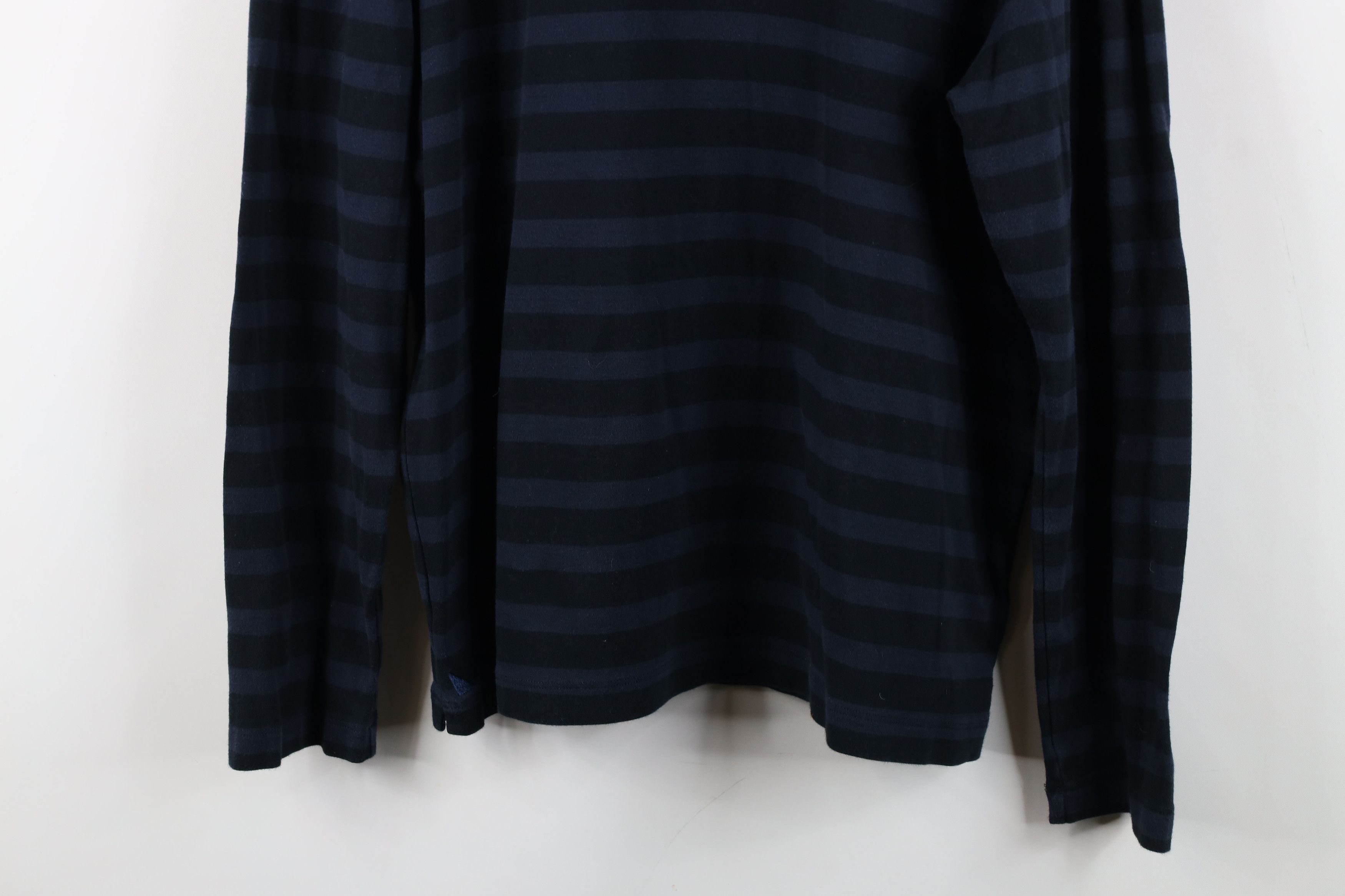 UNTUCKit Untuckit Color Block Long Sleeve Rugby Polo Shirt Blue Size US L / EU 52-54 / 3 - 3 Thumbnail