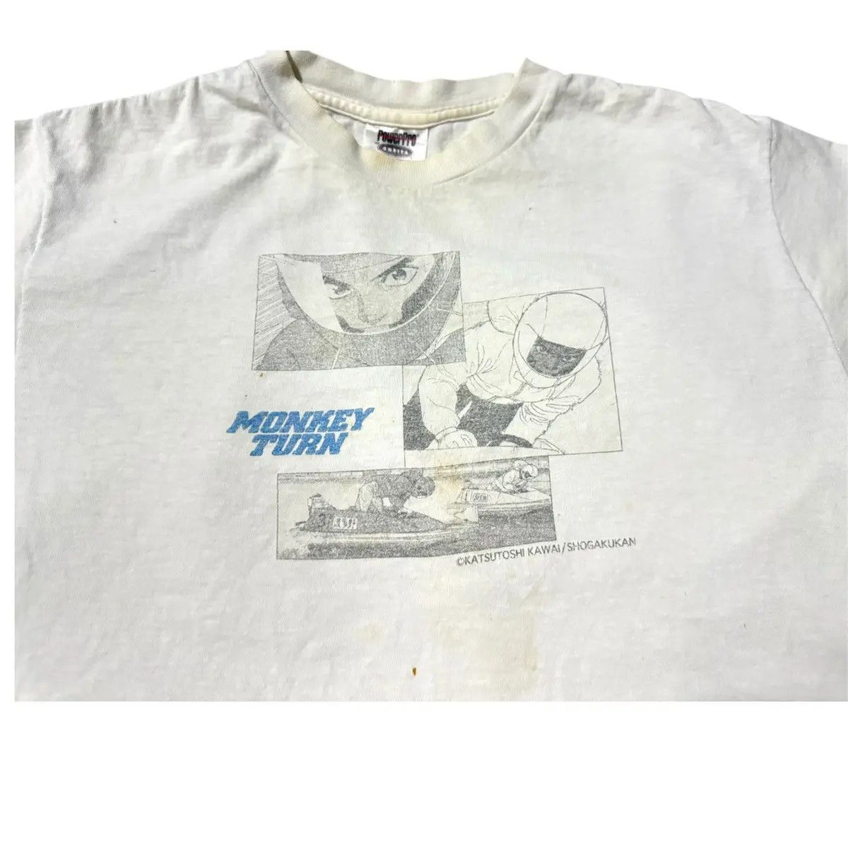 Vintage Vintage 90s Monkey Turn Manga Anime T Shirt Thrashed Size US M / EU 48-50 / 2 - 3 Thumbnail