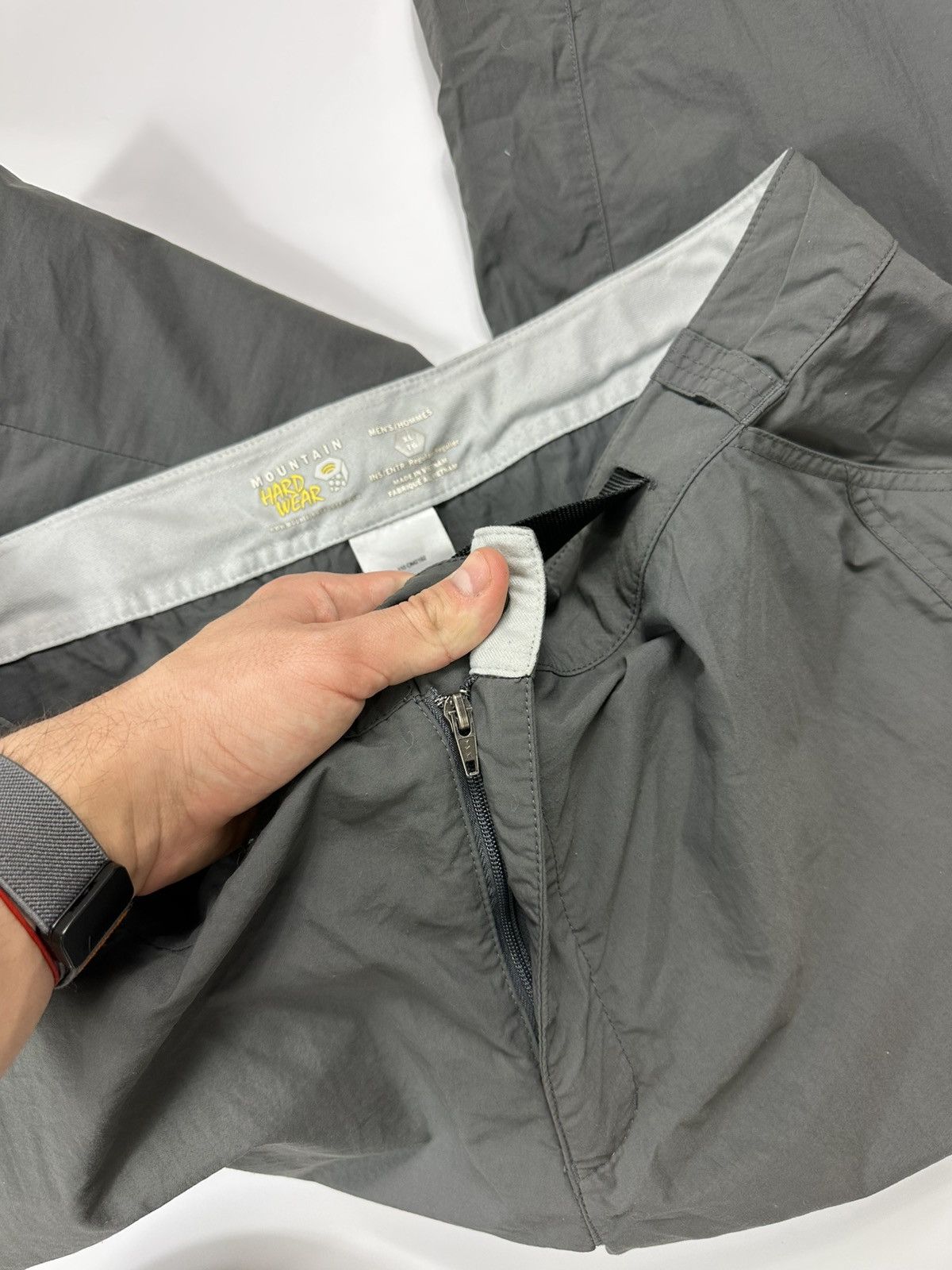 Mountain Hardwear Mountain Hardwear Belted Outdoor Pants Gray XL Size US 34 / EU 50 - 12 Thumbnail