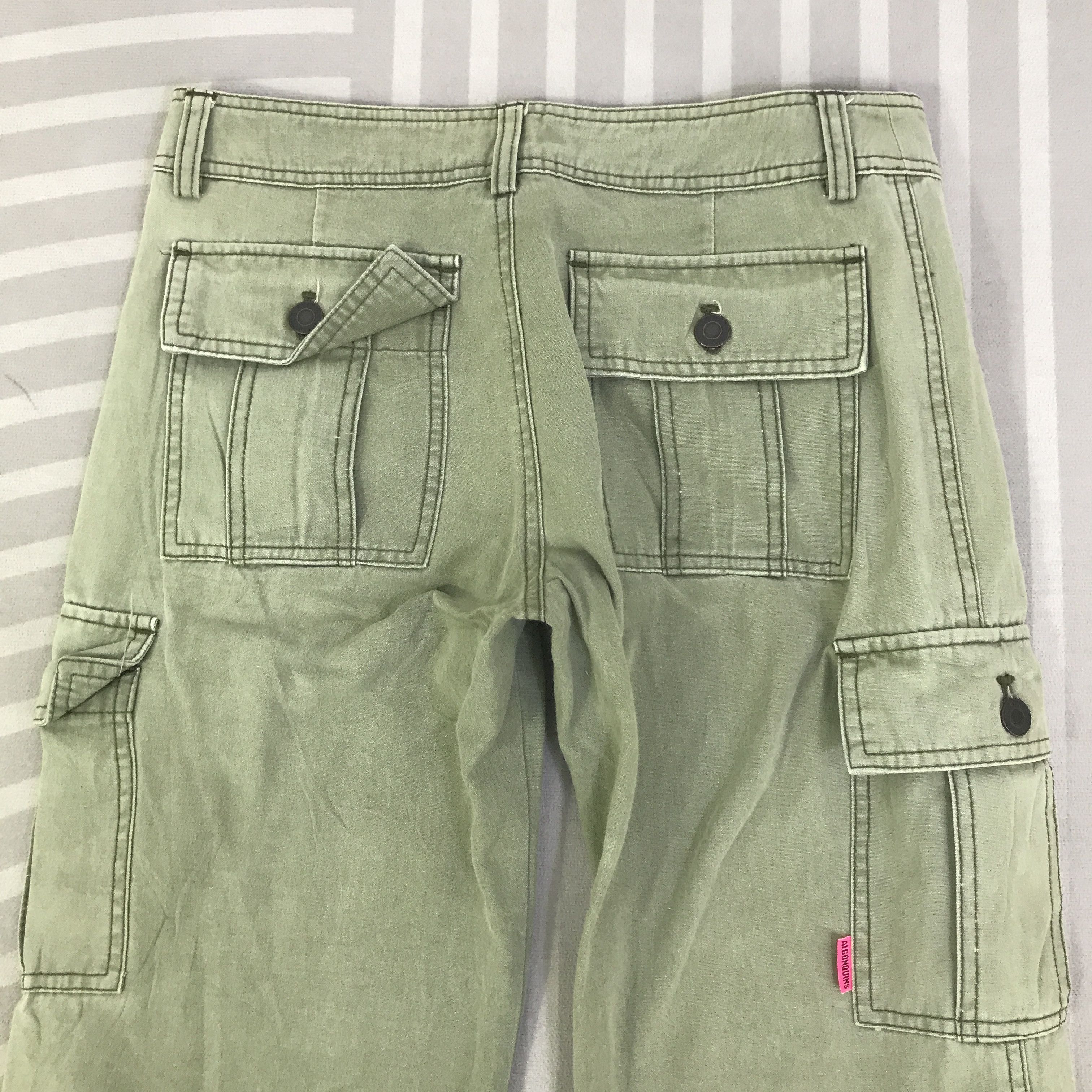 Japanese Brand Vintage Algonquins Cargo faded Pants K130B4 Size 30" / US 8 / IT 44 - 5 Thumbnail