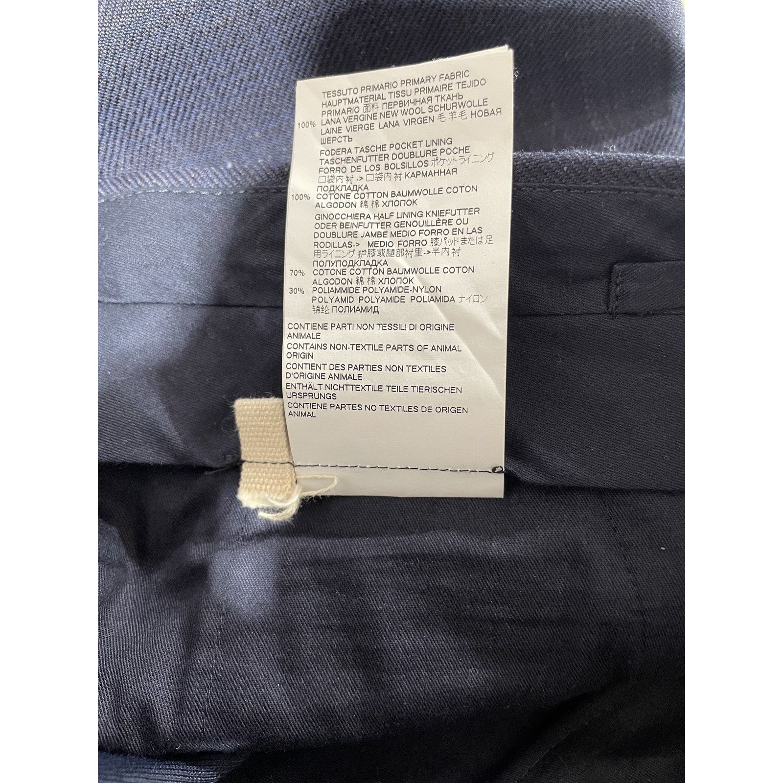 Marni MARNI BLUE WOOL CROPPED TROUSERS SIZE 32 PREOWNED Size US 32 / EU 48 - 5 Thumbnail