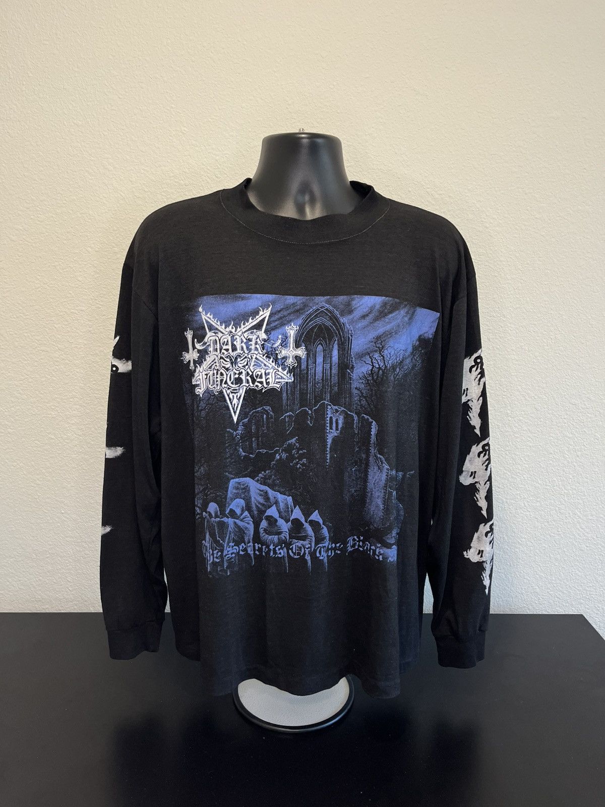 Band Tees × Vintage Dark funeral shirt the secrets of the black arts vintage 90s Size US L / EU 52-54 / 3 - 1 Thumbnail