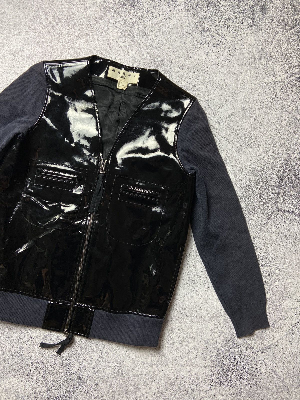 Designer × H&M × Marni Marni H&M Jacket Avant Garde Grunge Style Y2k Leather Design Size US S / EU 44-46 / 1 - 4 Thumbnail