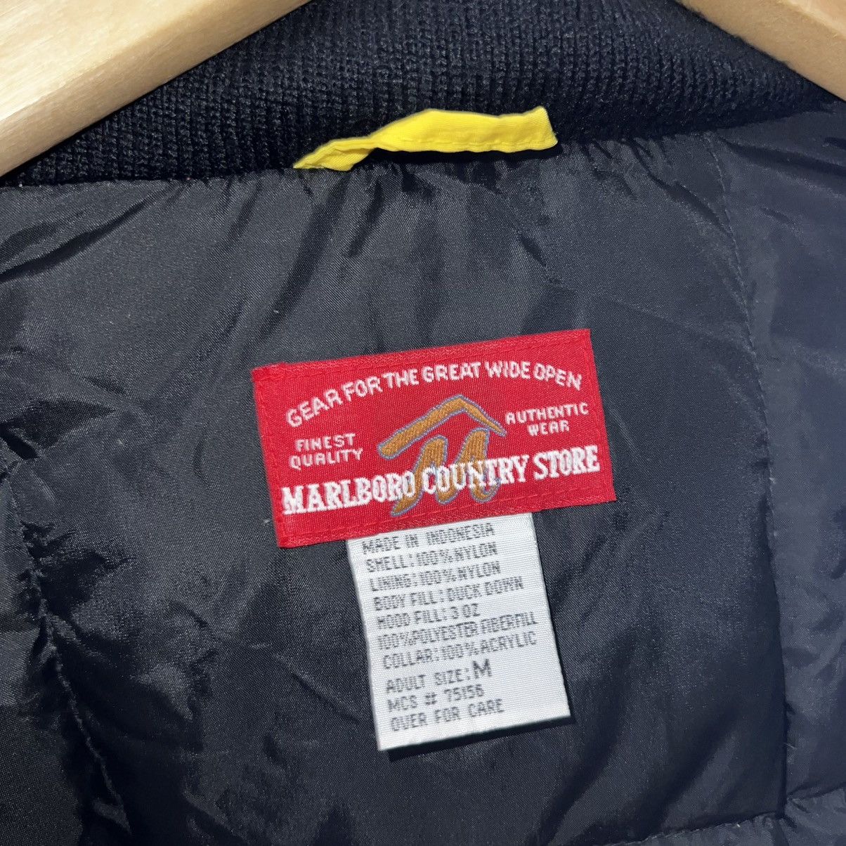 Marlboro VINTAGE 90s MARLBORO COUNTRY STORE DUCK DOWN COAT JACKET Size US M / EU 48-50 / 2 - 15 Thumbnail