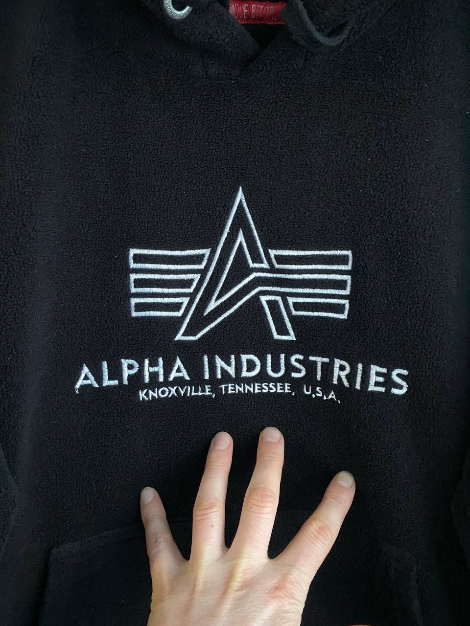 Alpha Industries Alpha Industries Men's Black Fleece Hoodie, Size M Size US M / EU 48-50 / 2 - 4 Thumbnail