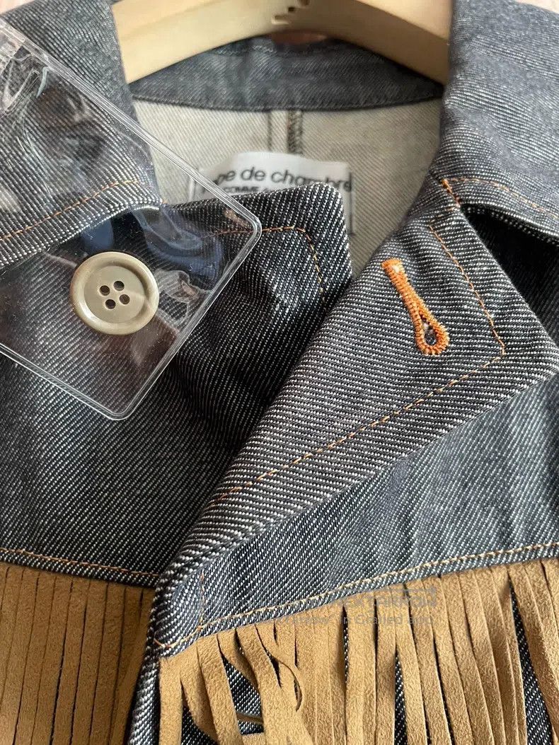 Comme des Garcons Comme des Garcons Denim Fringe Jacket Size S / US 4 / IT 40 - 6 Thumbnail
