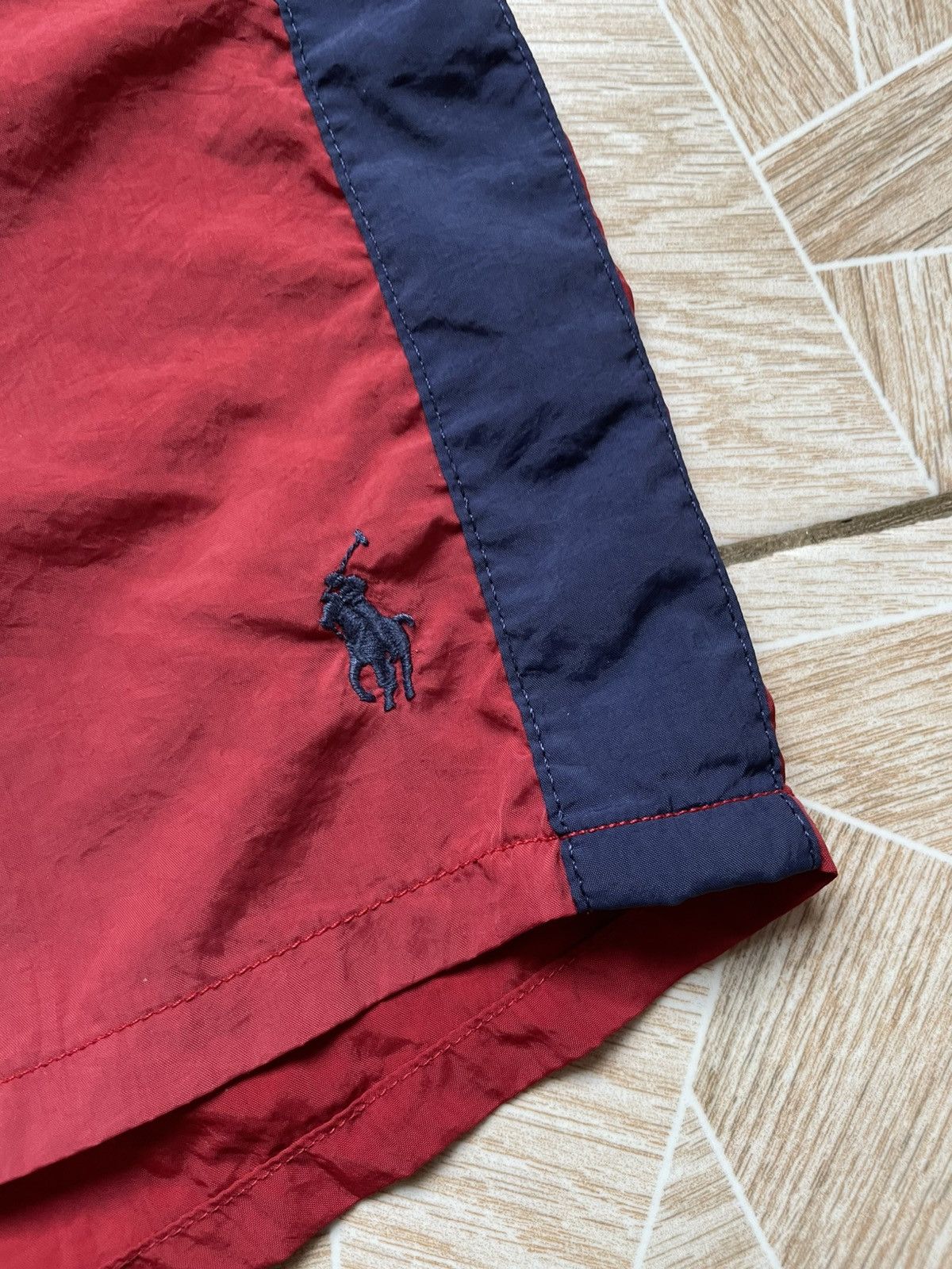 Polo Ralph Lauren Vintage Polo Ralph Lauren Swimwear Rider Logo Nylon Shorts L Size US 34 / EU 50 - 2 Thumbnail