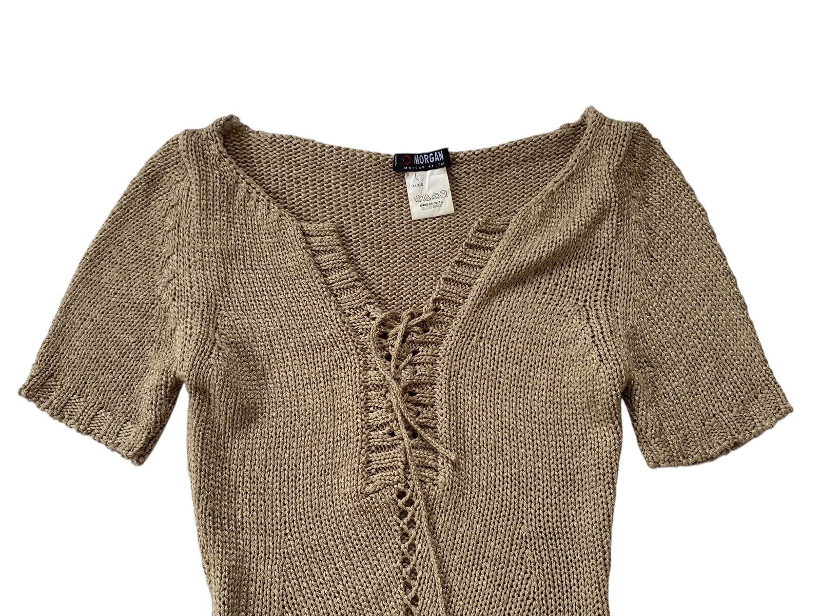 Japanese Brand × Morgan Homme Vtg Morgan De toi Sweater Size XS / US 0-2 / IT 36-38 - 4 Thumbnail
