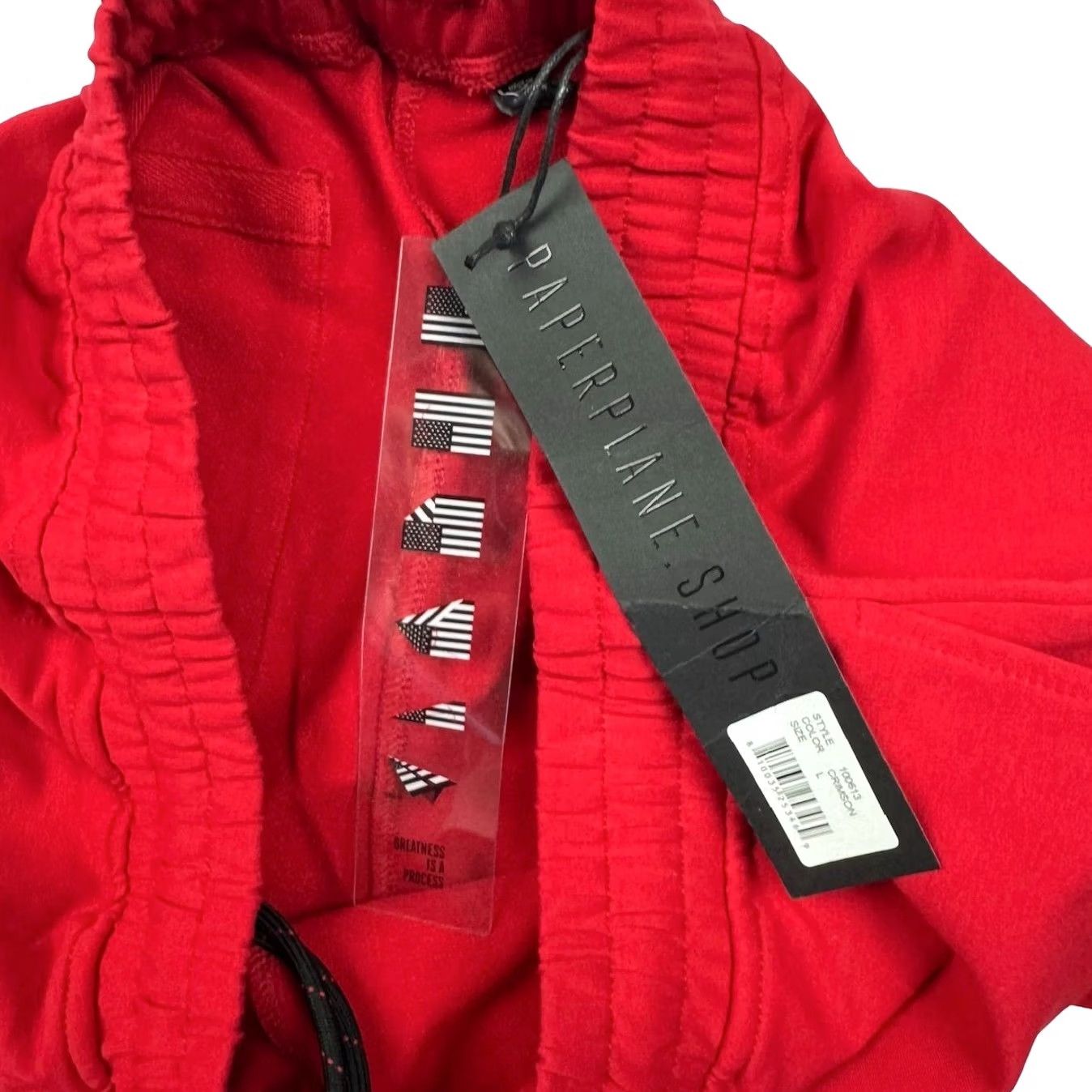 Vintage Paperplanes Men’s Jogger Sweatpants Red L Size US 33 - 6 Thumbnail