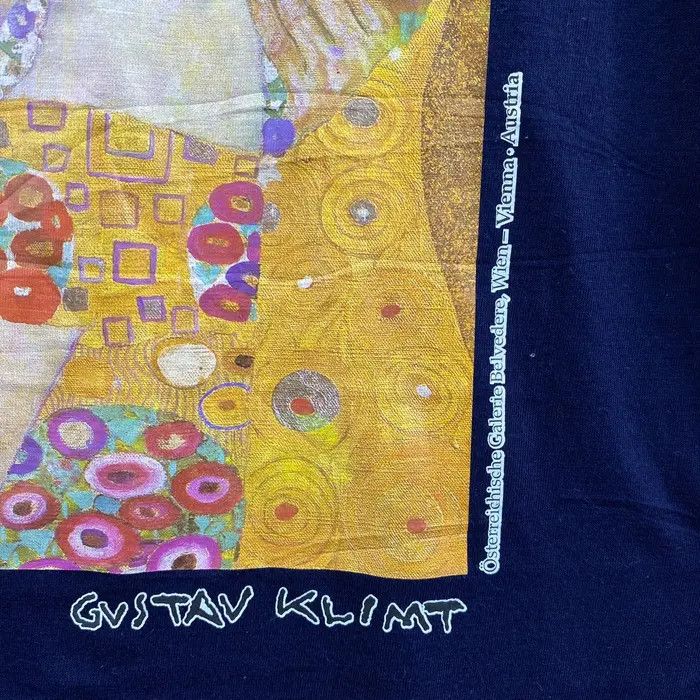 Vintage Vtg 90’ GUSTAV KLIMT The KISS Painting Artwork Tee Shirt Size US M / EU 48-50 / 2 - 5 Thumbnail