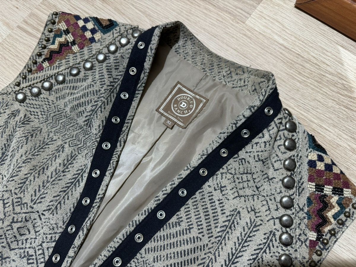 Designer × Double D Ranch Double D Ranch leather cape jacket strings embroidery beads Size XL / US 12-14 / IT 48-50 - 5 Thumbnail