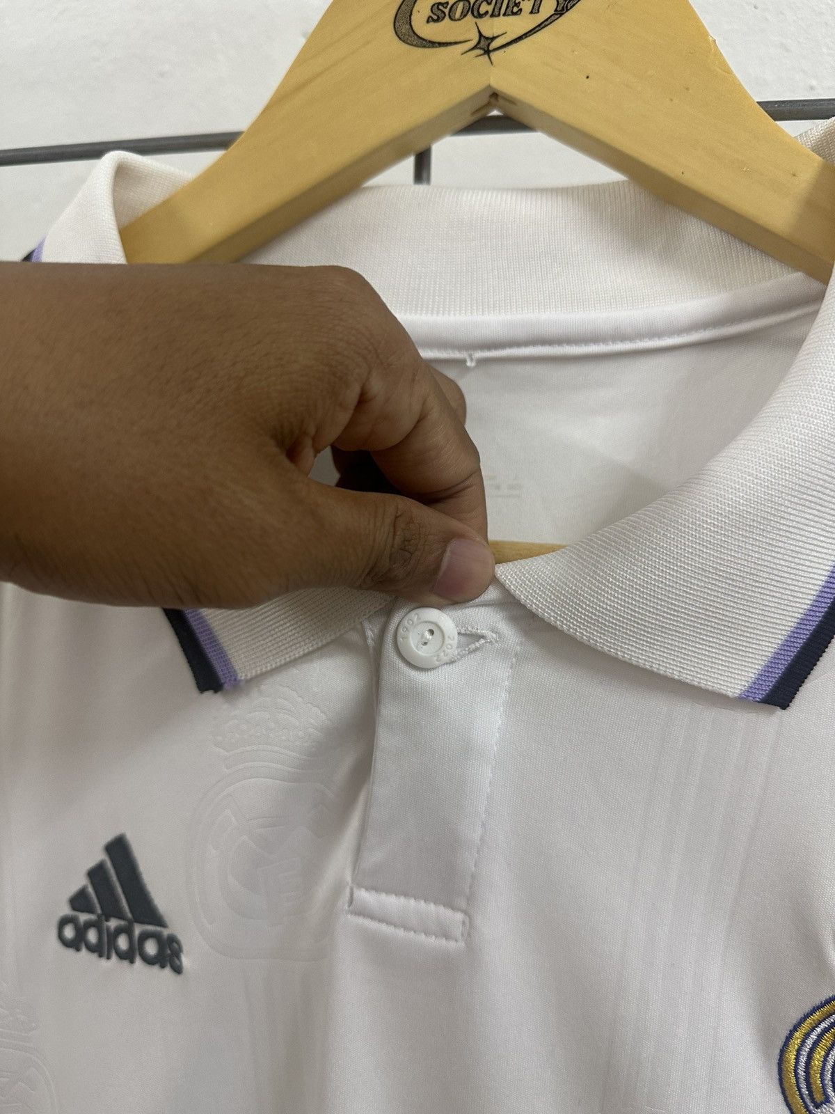 Adidas Adidas Real Madrid 22/23 Home Long Sleeve Jersey Size US XL / EU 56 / 4 - 7 Thumbnail