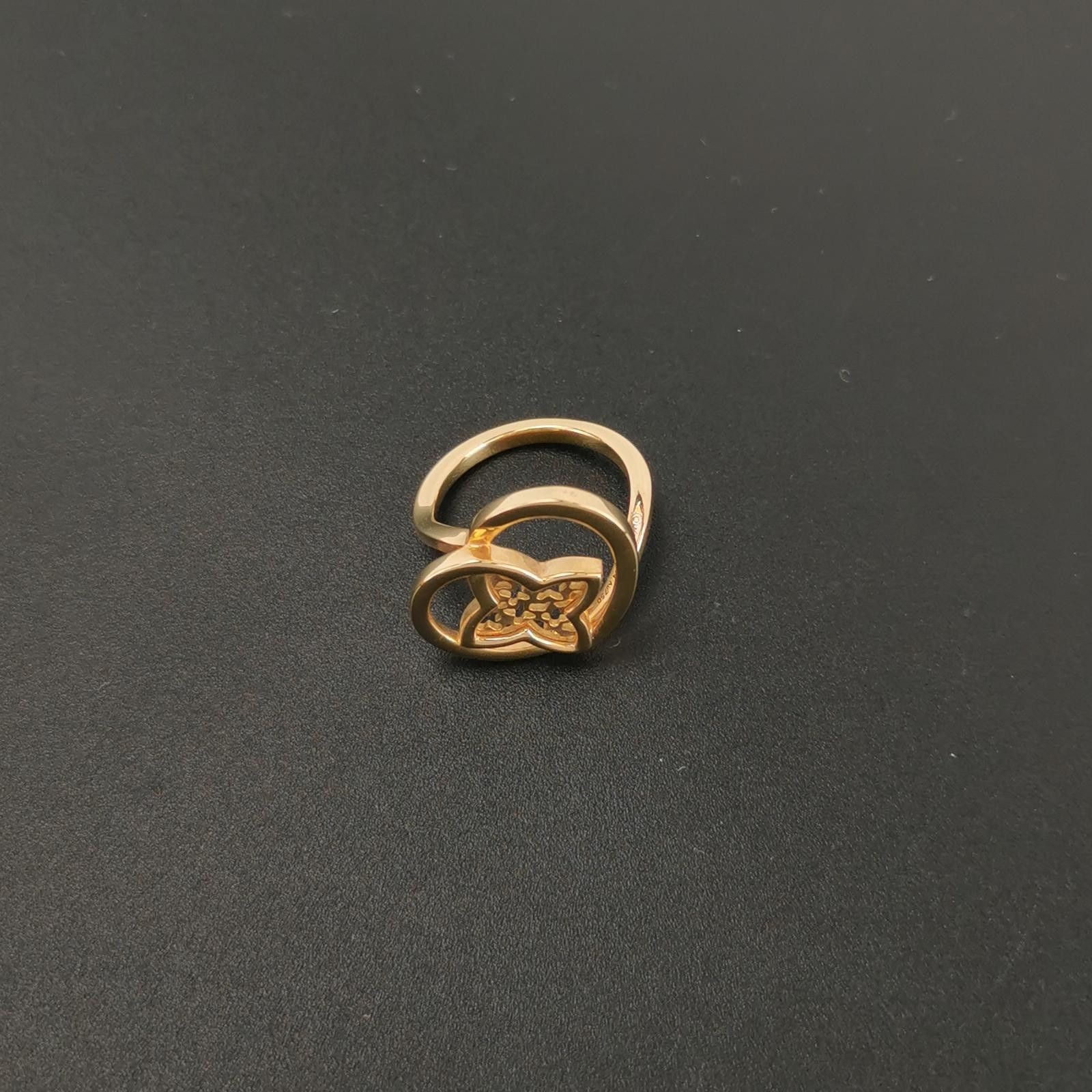 Louis Vuitton Louis Vuitton (LV) 18K Rose Gold Ring Size 9 -z2505 Size ONE SIZE - 4 Thumbnail