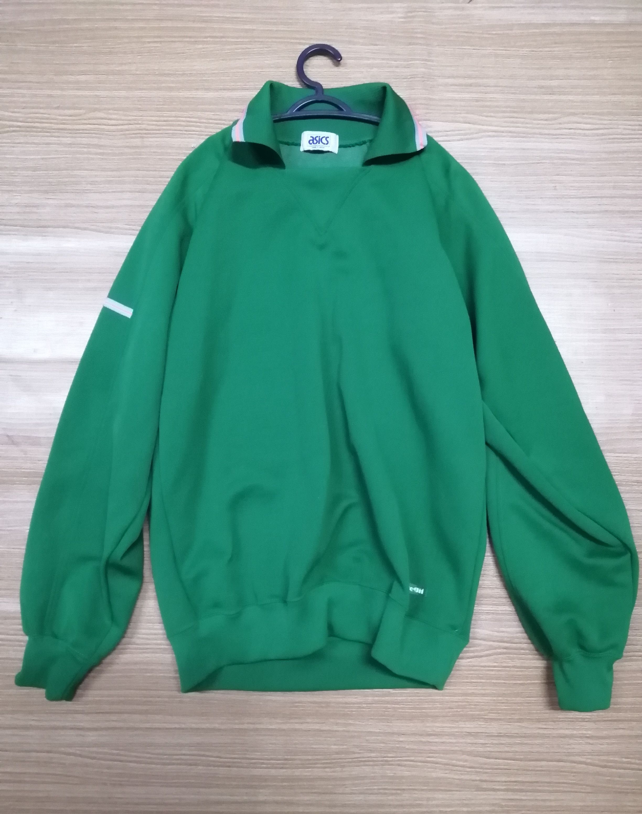 Asics × Vintage Asics Sweatshirt Vintage Tracksuit Jacket Size US L / EU 52-54 / 3 - 1 Thumbnail