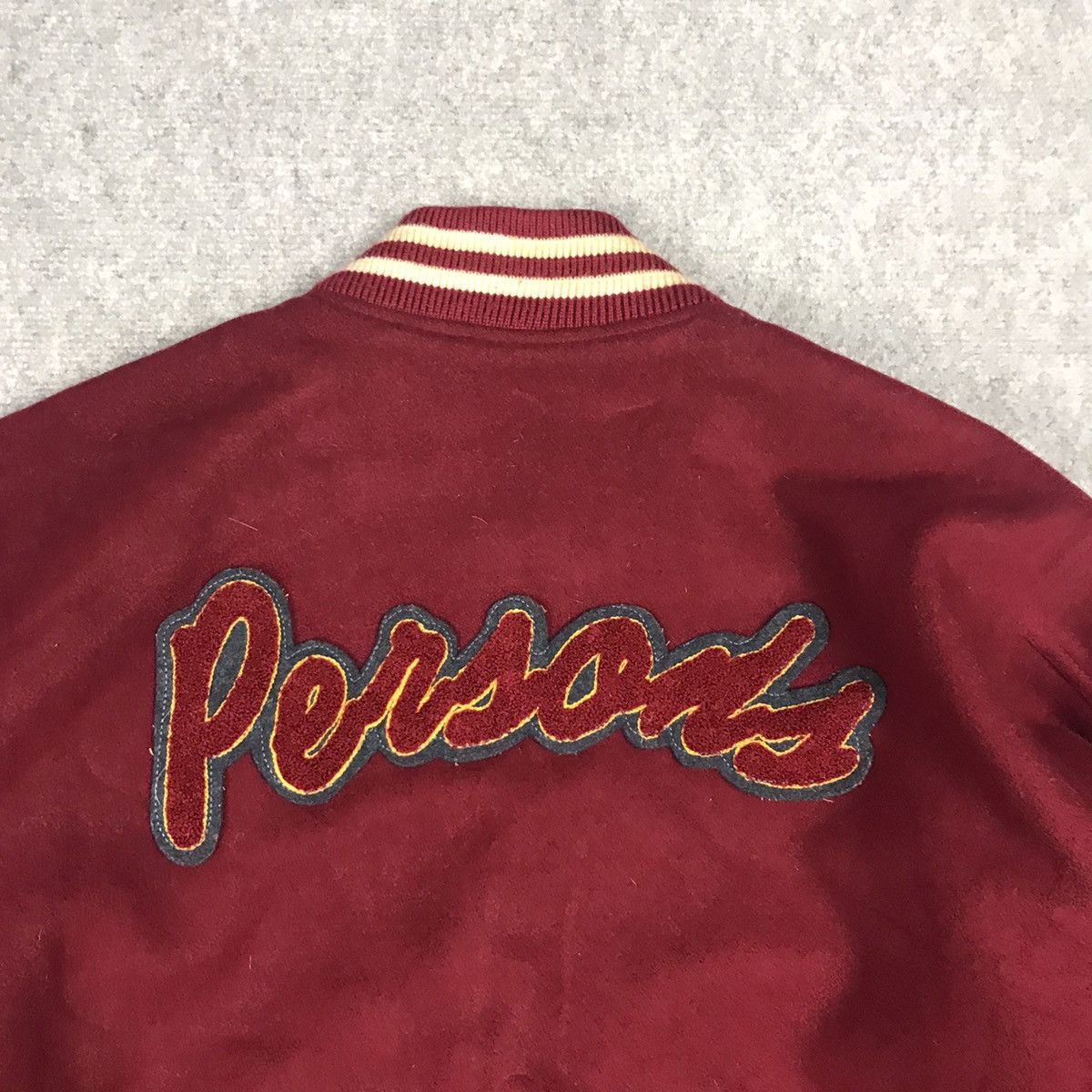 PERSON'S × Vintage PERSON’S VARSITY SNAP BUTTON JACKET Size US M / EU 48-50 / 2 - 6 Thumbnail