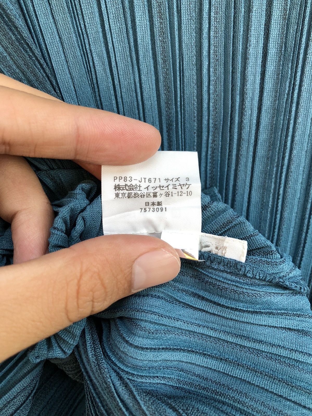 Issey Miyake × Japanese Brand × Pleats Please Issey Miyake Issey Miyake Pleats Please Longsleeve Size L / US 10 / IT 46 - 9 Thumbnail