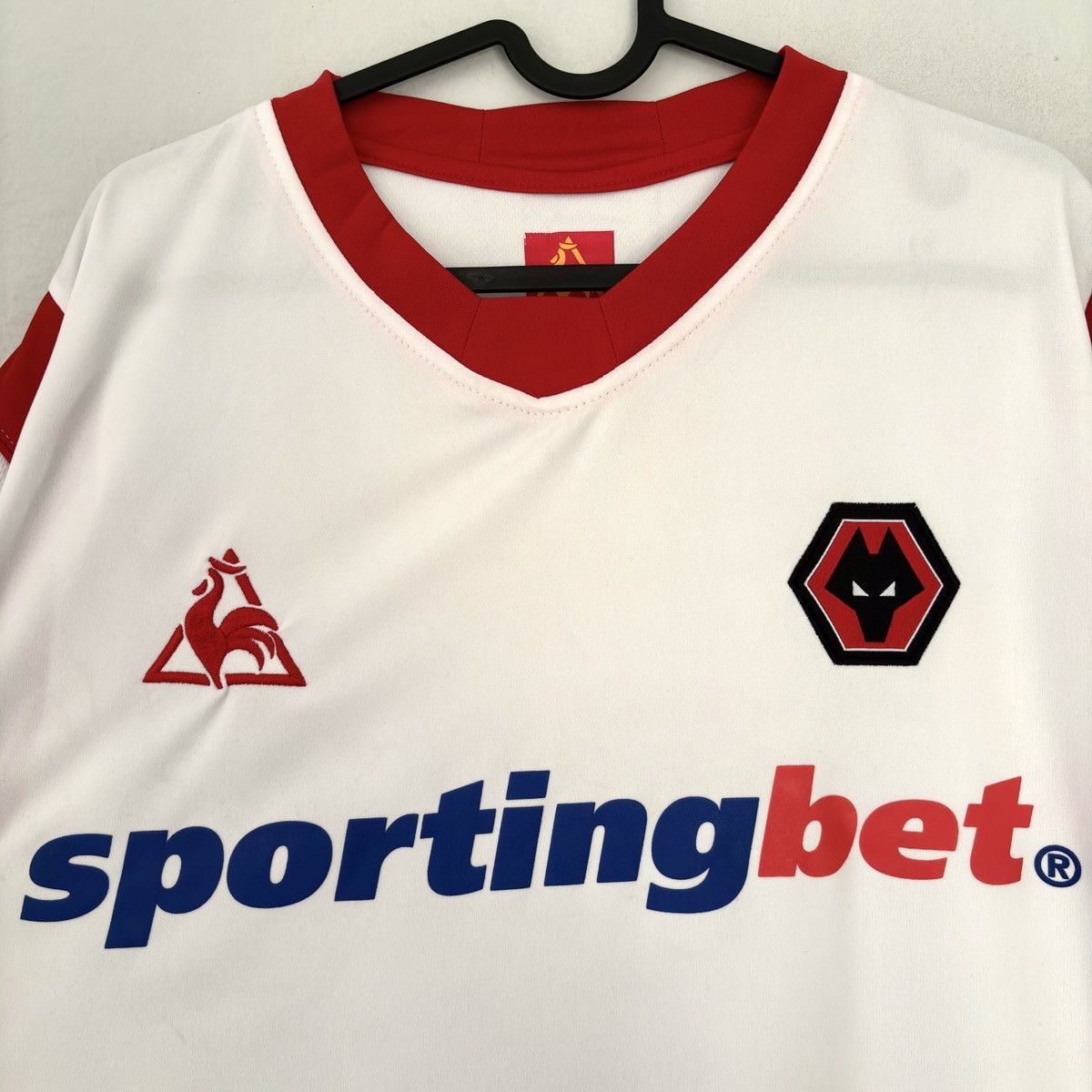 Le Coq Sportif 2009 2010 Wolverhampton England Away Vintage Soccer Jersey Size US XL / EU 56 / 4 - 3 Thumbnail
