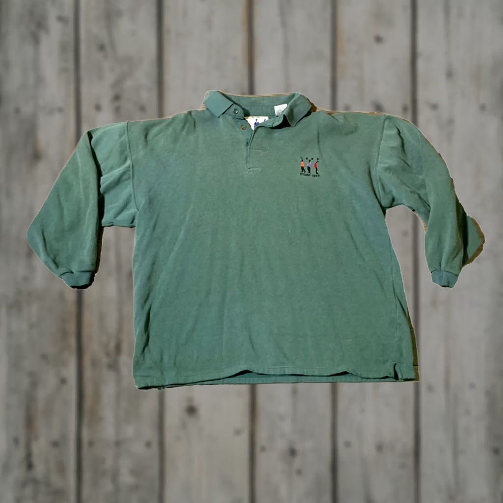Vintage VINTAGE Umen Studio Mens Green Pullover Sweatshirt XL 90s Hip Hop Size US XL / EU 56 / 4 - 1 Thumbnail