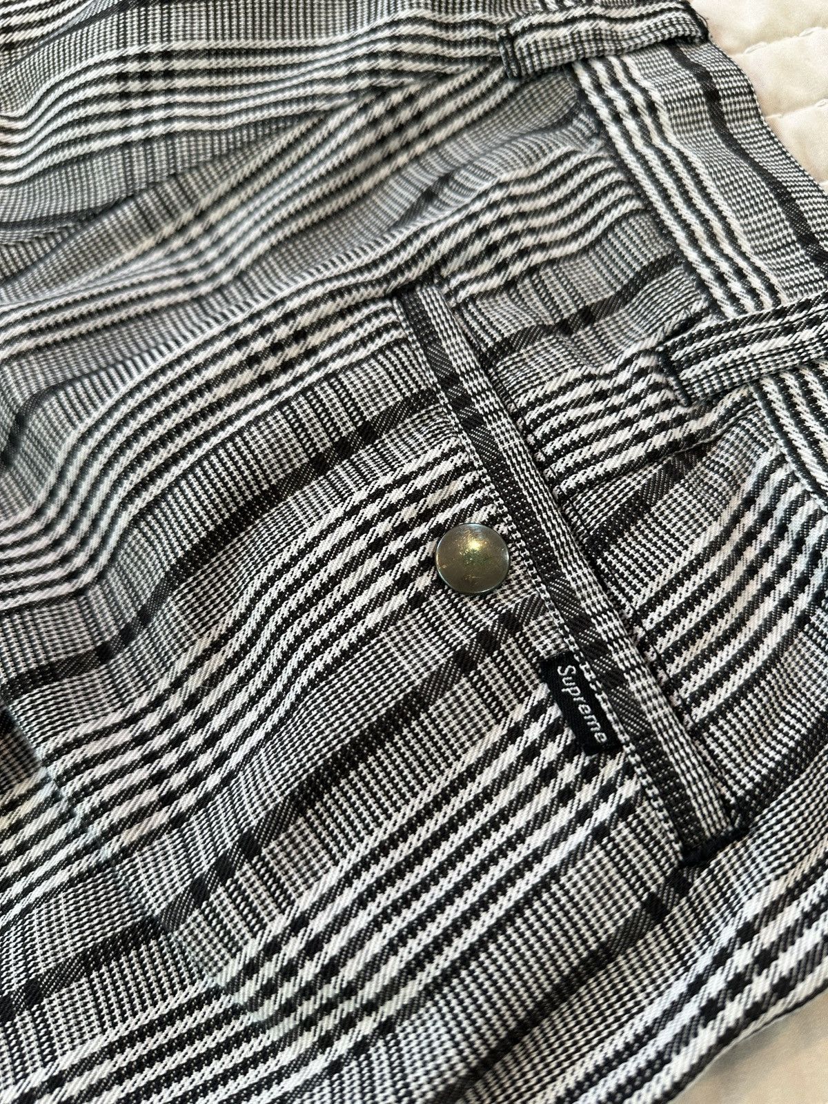 Supreme Supreme plaid work pant Size US 32 / EU 48 - 4 Thumbnail
