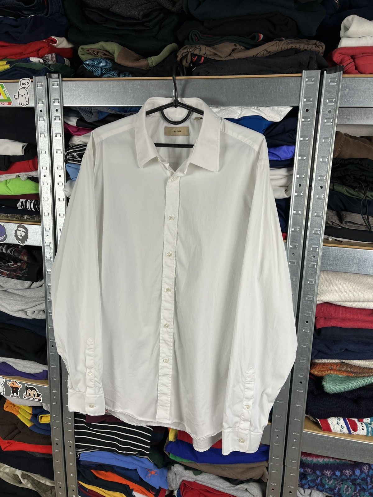 Burberry × Designer Burberry Uniform White Button Up Classic Men’s Shirt Luxury Size US M / EU 48-50 / 2 - 4 Thumbnail