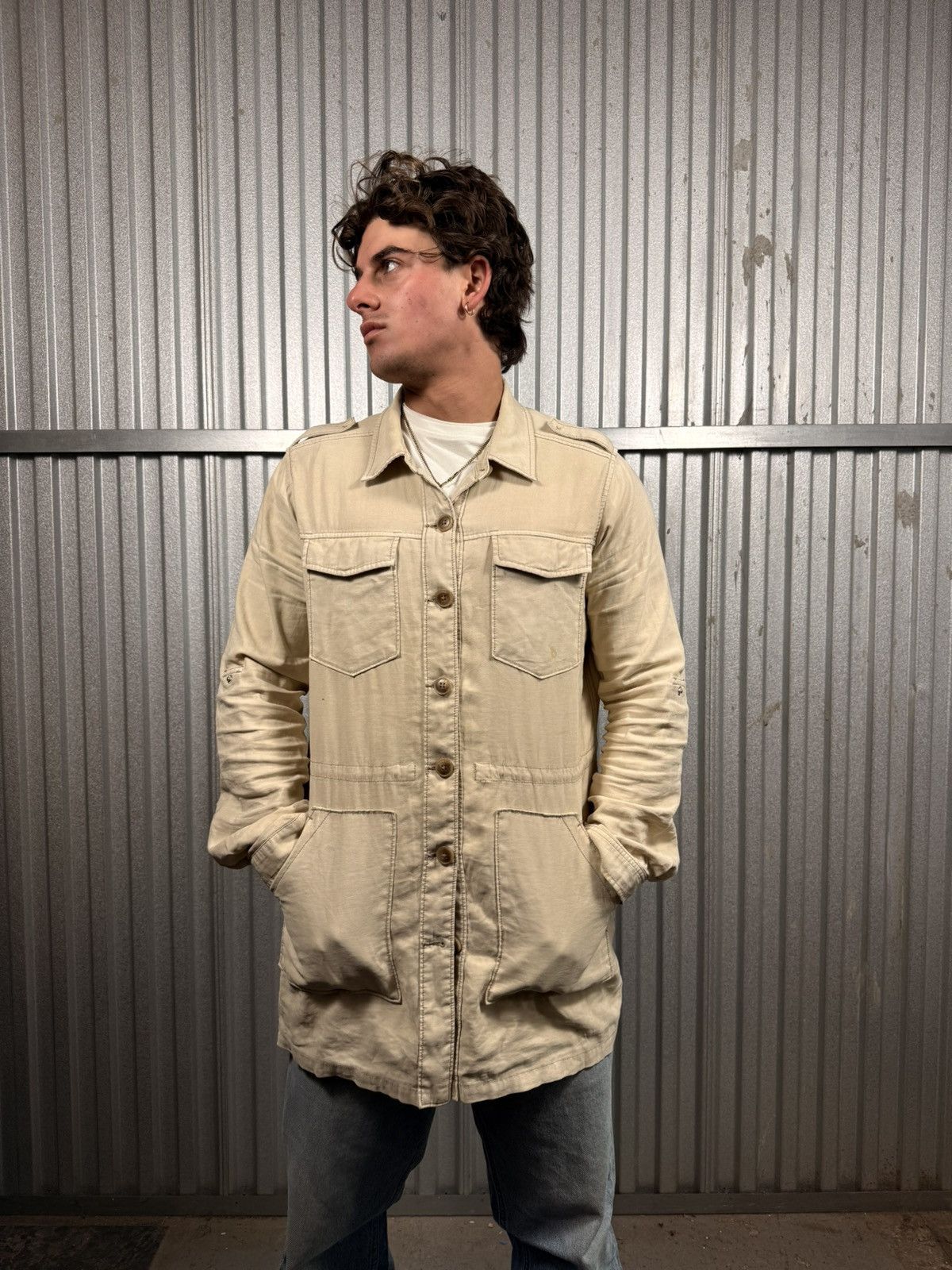 Cotton Club Vintage Cotton Club Western Trench Coat Size US XL / EU 56 / 4 - 1 Thumbnail